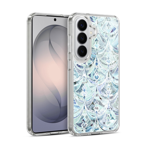 Micklyn Le Feuvre Marble Patterns Ice And Diamonds Art Deco Pattern Soft Gel Case for Samsung Galaxy S26 Plus