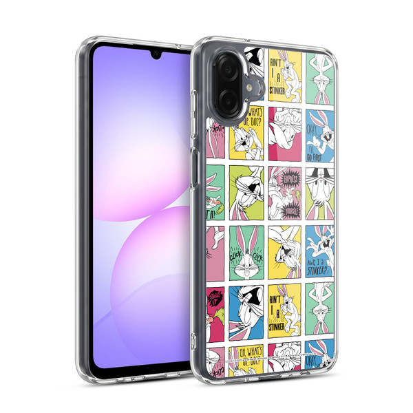 Looney Tunes Bugs Bunny Comics Soft Gel Case for Samsung Galaxy A07 4G