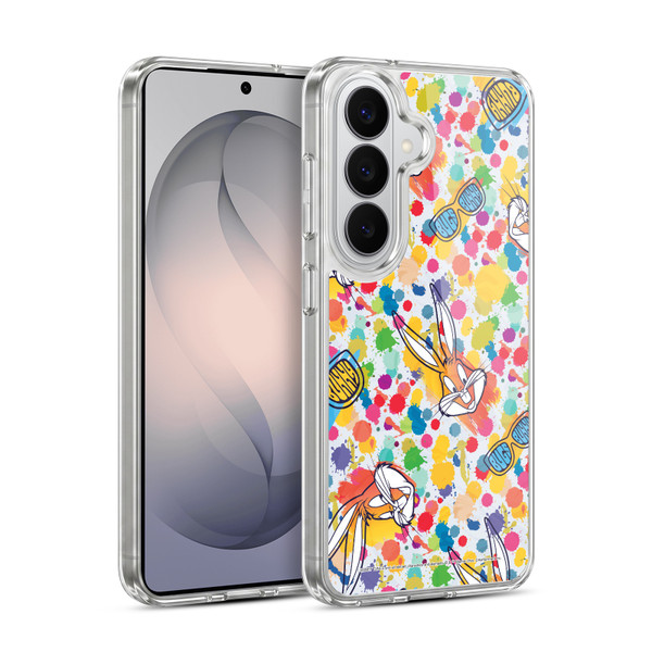 Looney Tunes Bugs Bunny Splatter Soft Gel Case for Samsung Galaxy S26 Plus