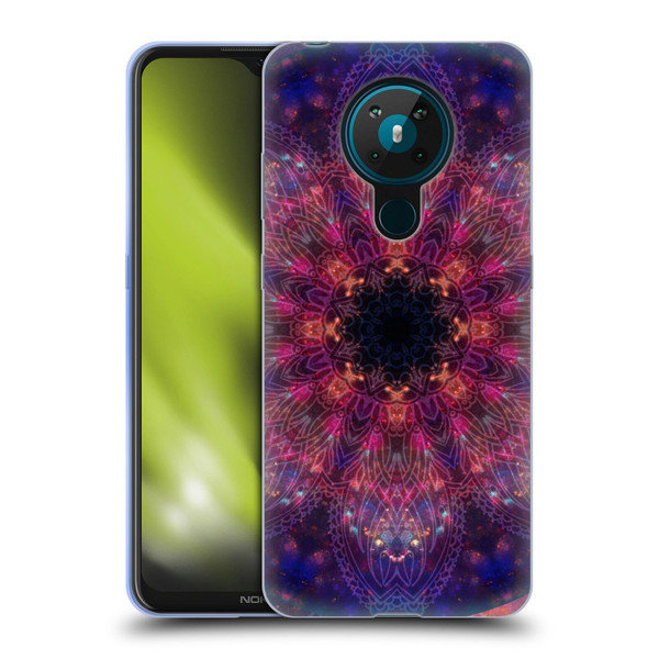 Aimee Stewart Mandala Doodle Flower Soft Gel Case for Nokia 5.3