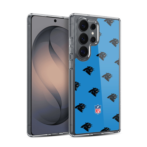 NFL Carolina Panthers Artwork Patterns Soft Gel Case for Samsung Galaxy S26 Ultra