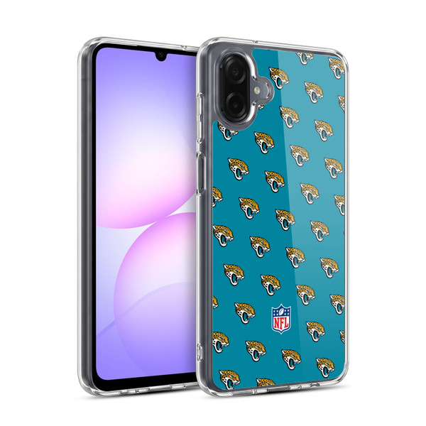 NFL Jacksonville Jaguars Artwork Patterns Soft Gel Case for Samsung Galaxy A07 4G