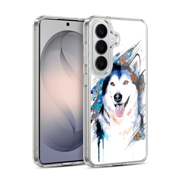 Pixie Cold Animals Husky Soft Gel Case for Samsung Galaxy S26 Plus