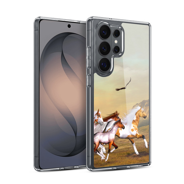 Simone Gatterwe Horses Wild Herd Soft Gel Case for Samsung Galaxy S26 Ultra