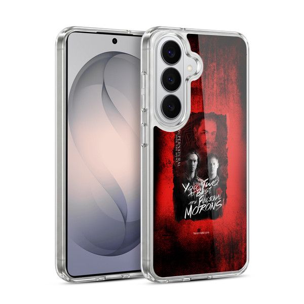 Supernatural Graphic Castiel Soft Gel Case for Samsung Galaxy S26