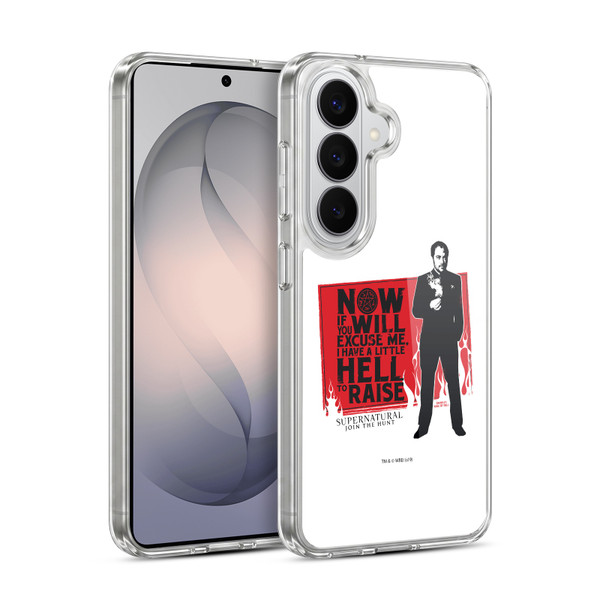 Supernatural Graphic Sam, Dean & Castiel Soft Gel Case for Samsung Galaxy S26