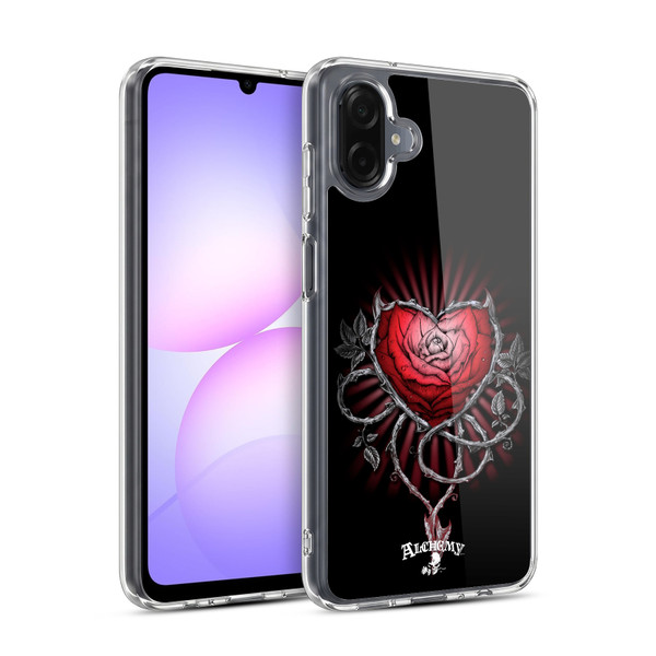 Alchemy Gothic Graphic Art Devils Rose Soft Gel Case for Samsung Galaxy A07 4G