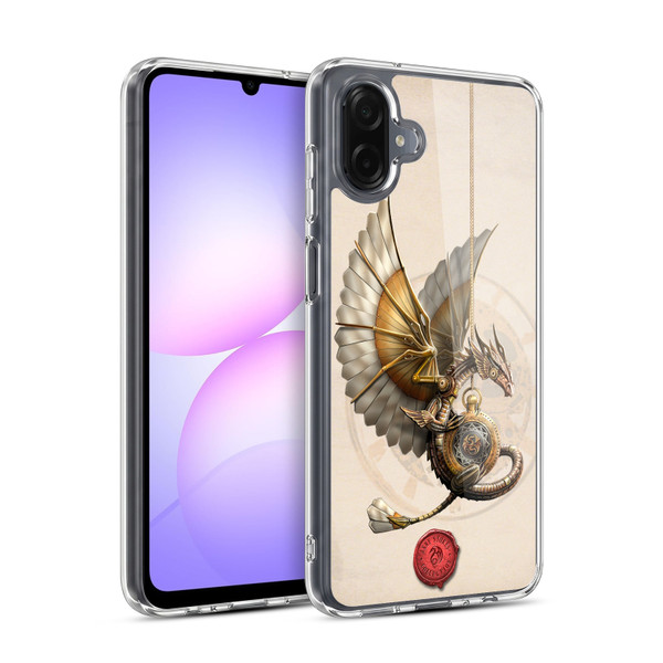 Anne Stokes Steampunk Clockwork Dragon Soft Gel Case for Samsung Galaxy A07 4G