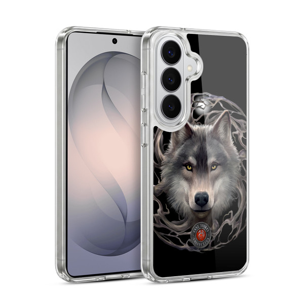 Anne Stokes Wolves 2 Night Forest Soft Gel Case for Samsung Galaxy S26