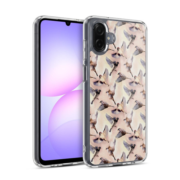 Micklyn Le Feuvre Animals Sparrow Flight Soft Gel Case for Samsung Galaxy A07 4G