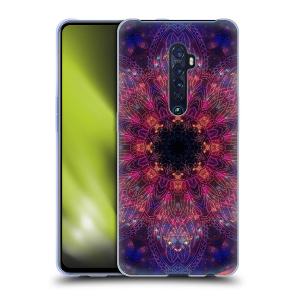 Aimee Stewart Mandala Doodle Flower Soft Gel Case for OPPO Reno 2