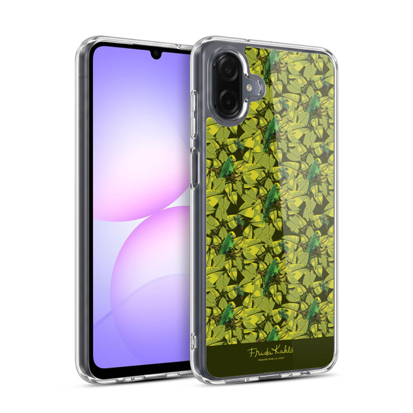 Frida Kahlo Tropical Bird Pattern Soft Gel Case for Samsung Galaxy A07 4G
