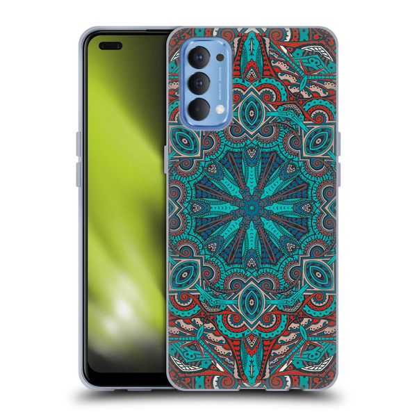 Aimee Stewart Mandala Moroccan Sea Soft Gel Case for OPPO Reno 4 5G