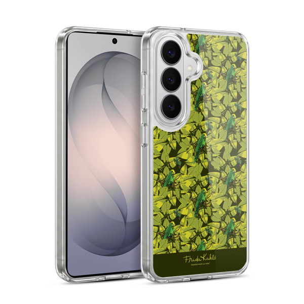 Frida Kahlo Tropical Bird Pattern Soft Gel Case for Samsung Galaxy S26