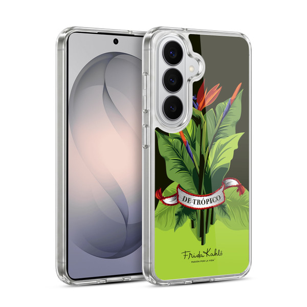 Frida Kahlo Tropical Ribbon Soft Gel Case for Samsung Galaxy S26 Plus