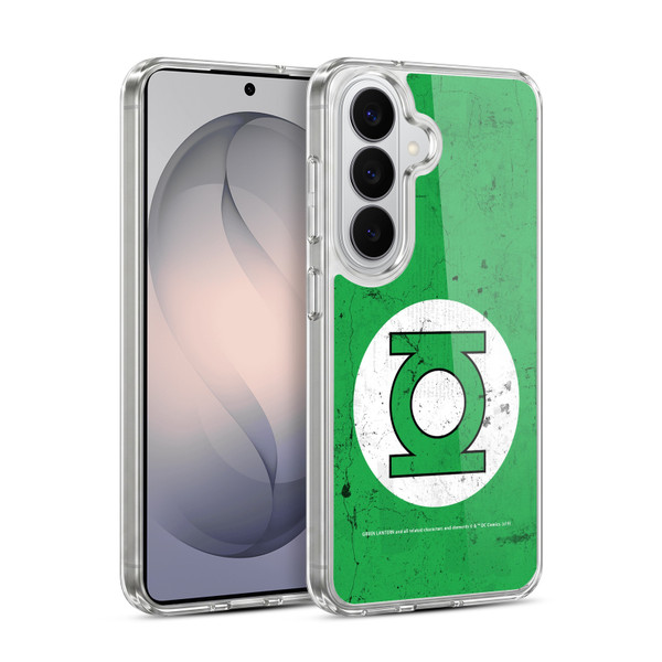 Green Lantern DC Comics Logos Classic Distressed Look Soft Gel Case for Samsung Galaxy S26