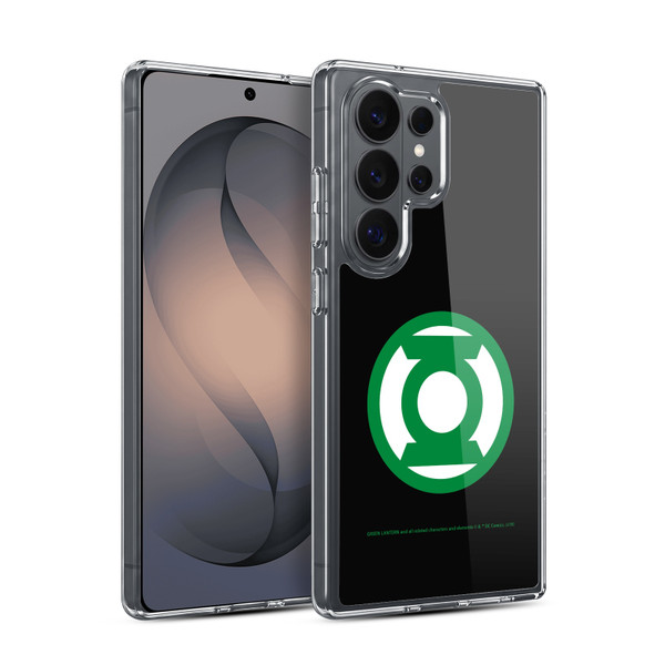 Green Lantern DC Comics Logos Black Soft Gel Case for Samsung Galaxy S26 Ultra