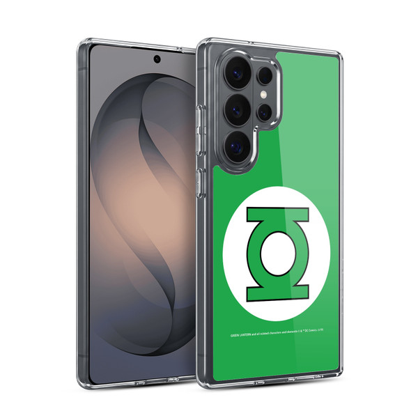 Green Lantern DC Comics Logos Classic Soft Gel Case for Samsung Galaxy S26 Ultra
