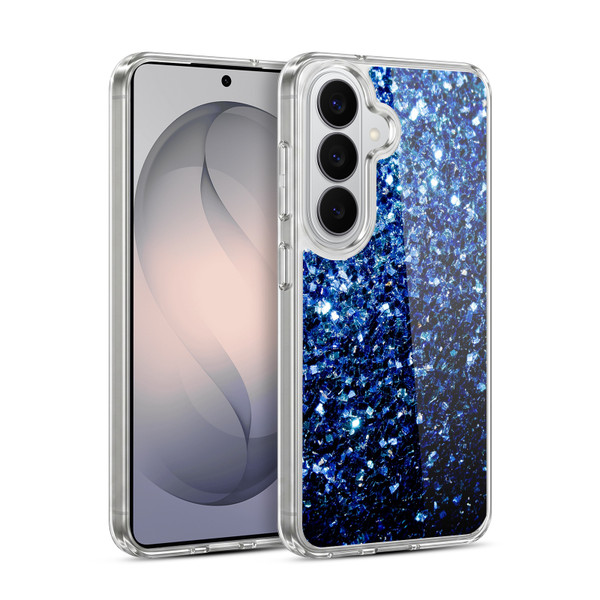 PLdesign Glitter Sparkles Dark Blue Soft Gel Case for Samsung Galaxy S26