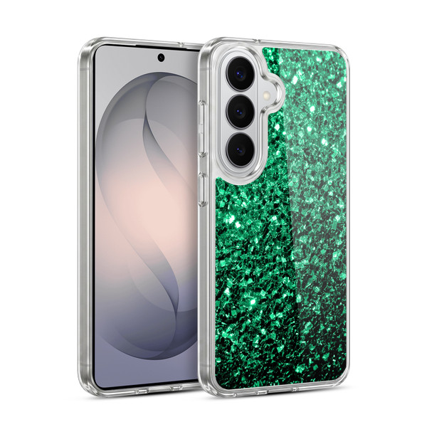 PLdesign Glitter Sparkles Emerald Green Soft Gel Case for Samsung Galaxy S26