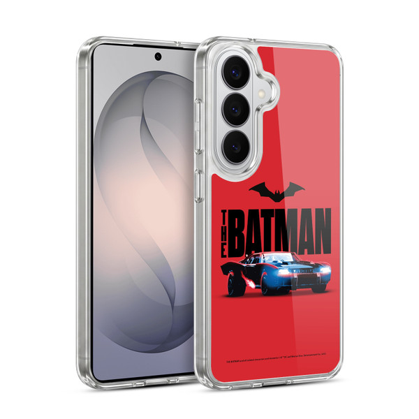 The Batman Neo-Noir Graphics Batmobile Soft Gel Case for Samsung Galaxy S26 Plus