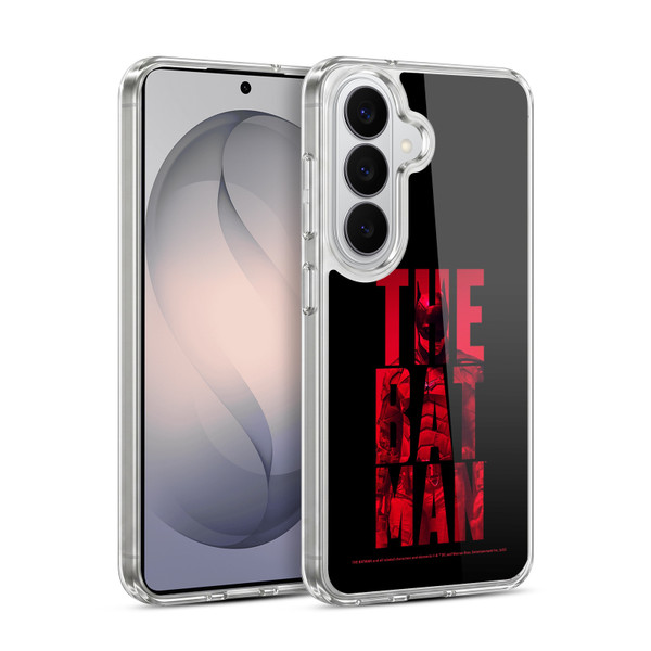The Batman Neo-Noir Graphics Typography Soft Gel Case for Samsung Galaxy S26 Plus
