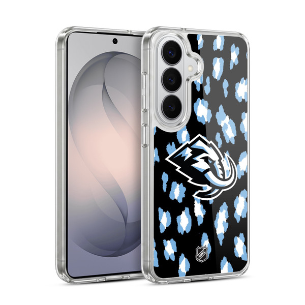 NHL Utah Mammoth Leopard Pattern Soft Gel Case for Samsung Galaxy S26