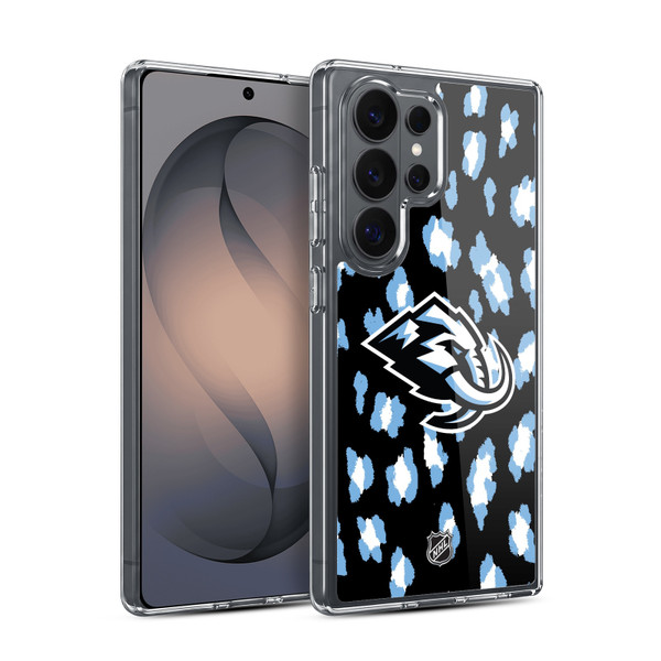 NHL Utah Mammoth Leopard Pattern Soft Gel Case for Samsung Galaxy S26 Ultra