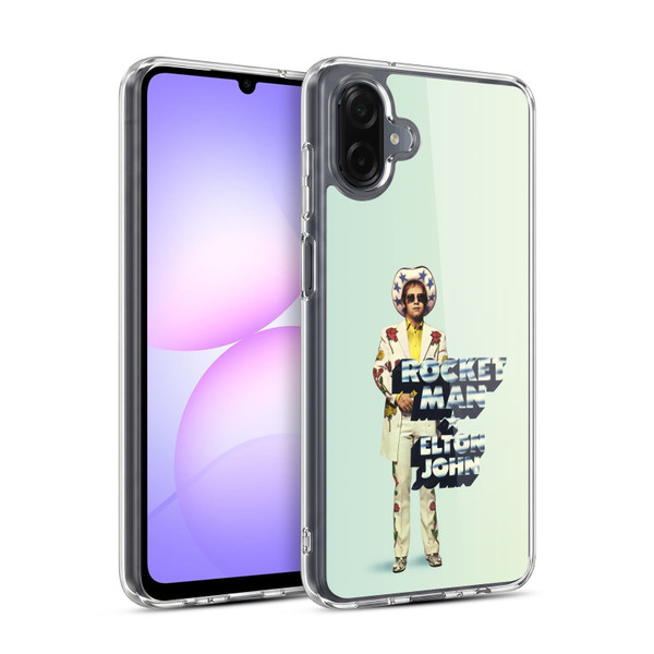Elton John Artwork Rocket Man Single Soft Gel Case for Samsung Galaxy A07 4G