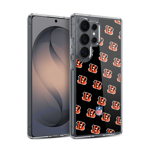 NFL Cincinnati Bengals Artwork Patterns Soft Gel Case for Samsung Galaxy S26 Ultra