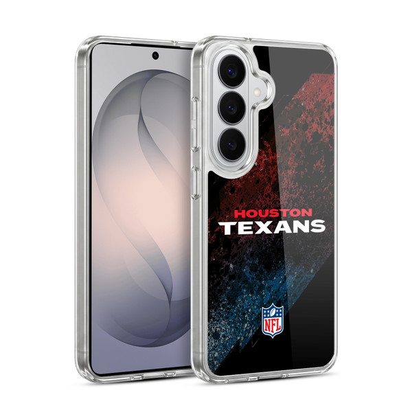 NFL Houston Texans Logo Blur Soft Gel Case for Samsung Galaxy S26 Plus