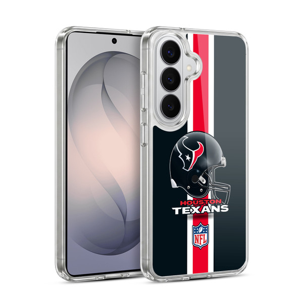 NFL Houston Texans Logo Helmet Soft Gel Case for Samsung Galaxy S26 Plus