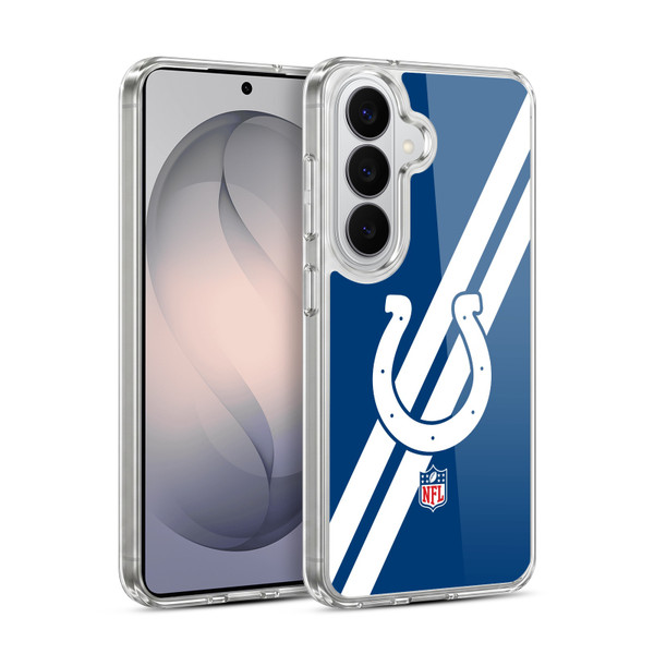 NFL Indianapolis Colts Logo Stripes Soft Gel Case for Samsung Galaxy S26