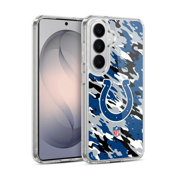 NFL Indianapolis Colts Logo Camou Soft Gel Case for Samsung Galaxy S26 Plus