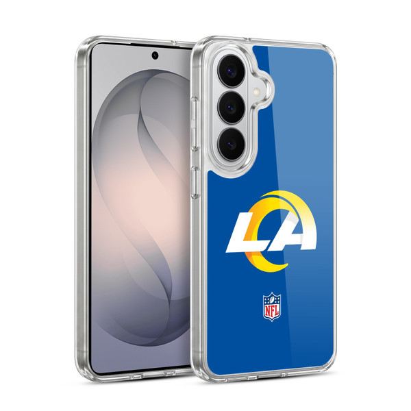 NFL Los Angeles Rams Logo Plain Soft Gel Case for Samsung Galaxy S26