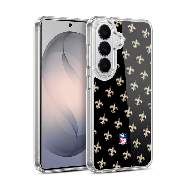 NFL New Orleans Saints Artwork Patterns Soft Gel Case for Samsung Galaxy S26 Plus
