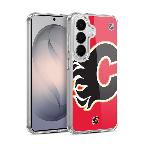 NHL Calgary Flames Oversized Soft Gel Case for Samsung Galaxy S26 Plus
