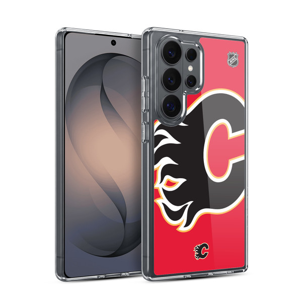 NHL Calgary Flames Oversized Soft Gel Case for Samsung Galaxy S26 Ultra