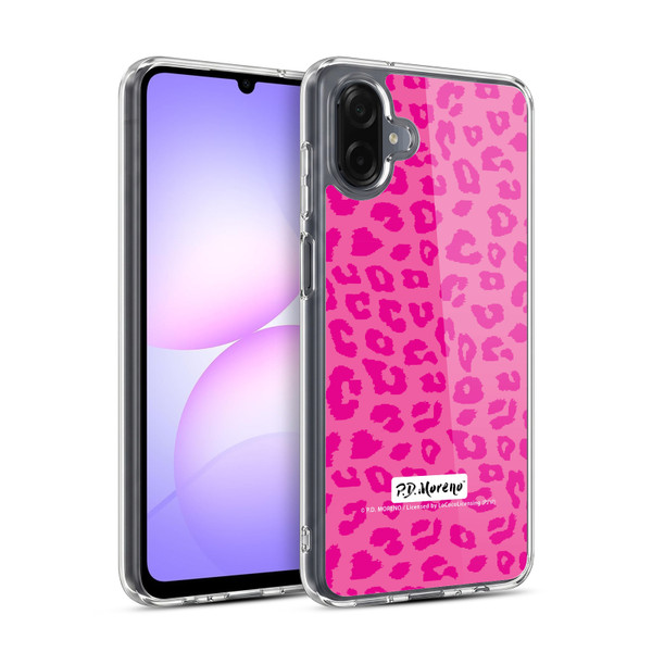 P.D. Moreno Patterns Pink Leopard Soft Gel Case for Samsung Galaxy A07 4G