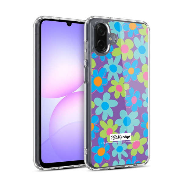 P.D. Moreno Patterns Purple Soft Gel Case for Samsung Galaxy A07 4G