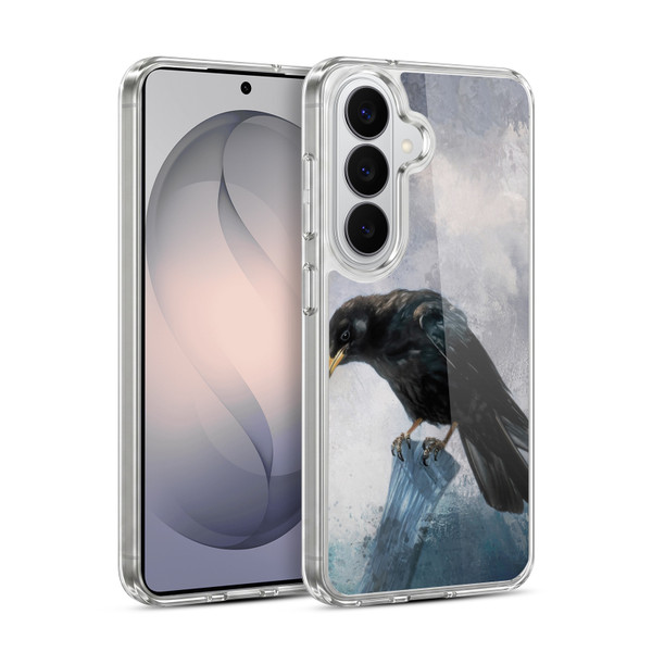 Simone Gatterwe Animals 2 Black Crow Soft Gel Case for Samsung Galaxy S26