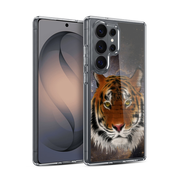 Simone Gatterwe Animals 2 Abstract Tiger Soft Gel Case for Samsung Galaxy S26 Ultra