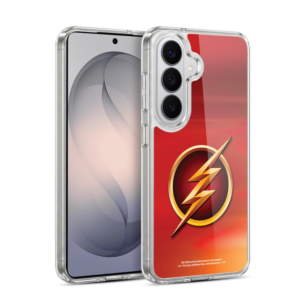 The Flash TV Series Logos Red Soft Gel Case for Samsung Galaxy S26
