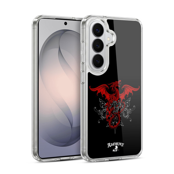 Alchemy Gothic Dragon Draco Rosa Soft Gel Case for Samsung Galaxy S26 Plus