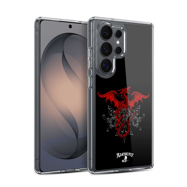 Alchemy Gothic Dragon Draco Rosa Soft Gel Case for Samsung Galaxy S26 Ultra