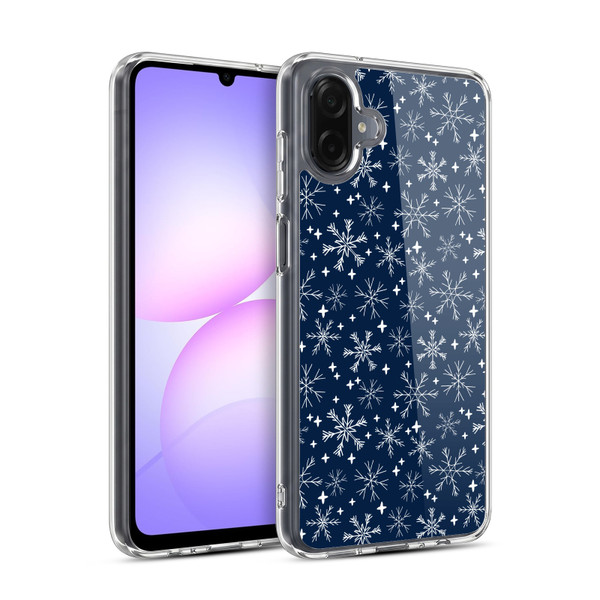 Andrea Lauren Design Assorted Snowflakes Soft Gel Case for Samsung Galaxy A07 4G