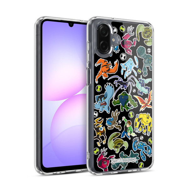 Ben 10: Ultimate Alien Graphics Alien Pattern Soft Gel Case for Samsung Galaxy A07 4G