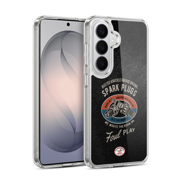 Busted Knuckle Garage Graphics Spark Plugs Soft Gel Case for Samsung Galaxy S26