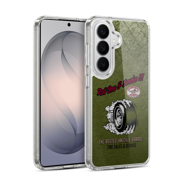 Busted Knuckle Garage Graphics Tire Soft Gel Case for Samsung Galaxy S26 Plus