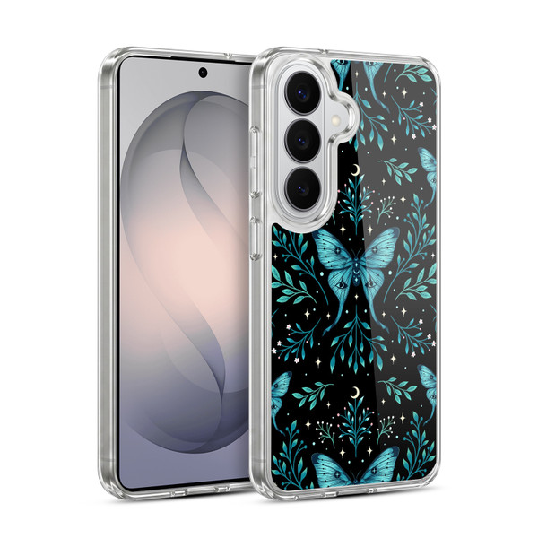 Episodic Drawing Art Butterfly Pattern Soft Gel Case for Samsung Galaxy S26